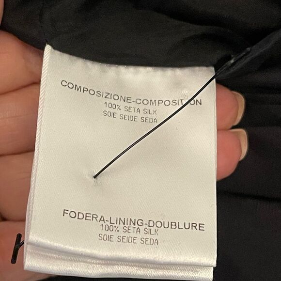 Gucci Black One-Shoulder Silk Cocktail Dress – Size 42 – Made in Italy - Picture 6 of 6